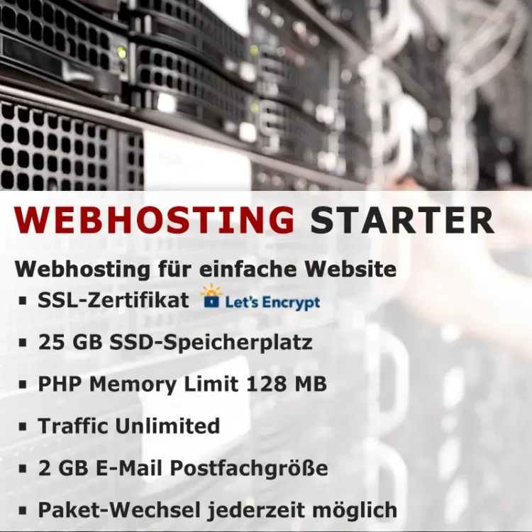 Webhosting Starter Paket